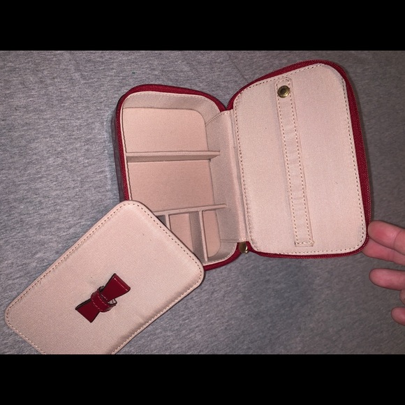 Coach Handbags - Coach red leather jewelry box Coach Handbags - Coach red leather jewelry box